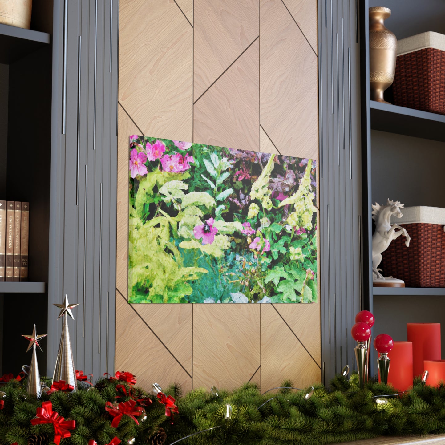 Blooming Garden Splendor. - Floral Canvas