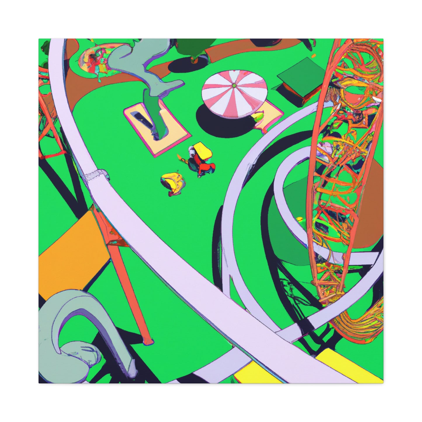 Giddyup Gulch - Amusement - Canvas