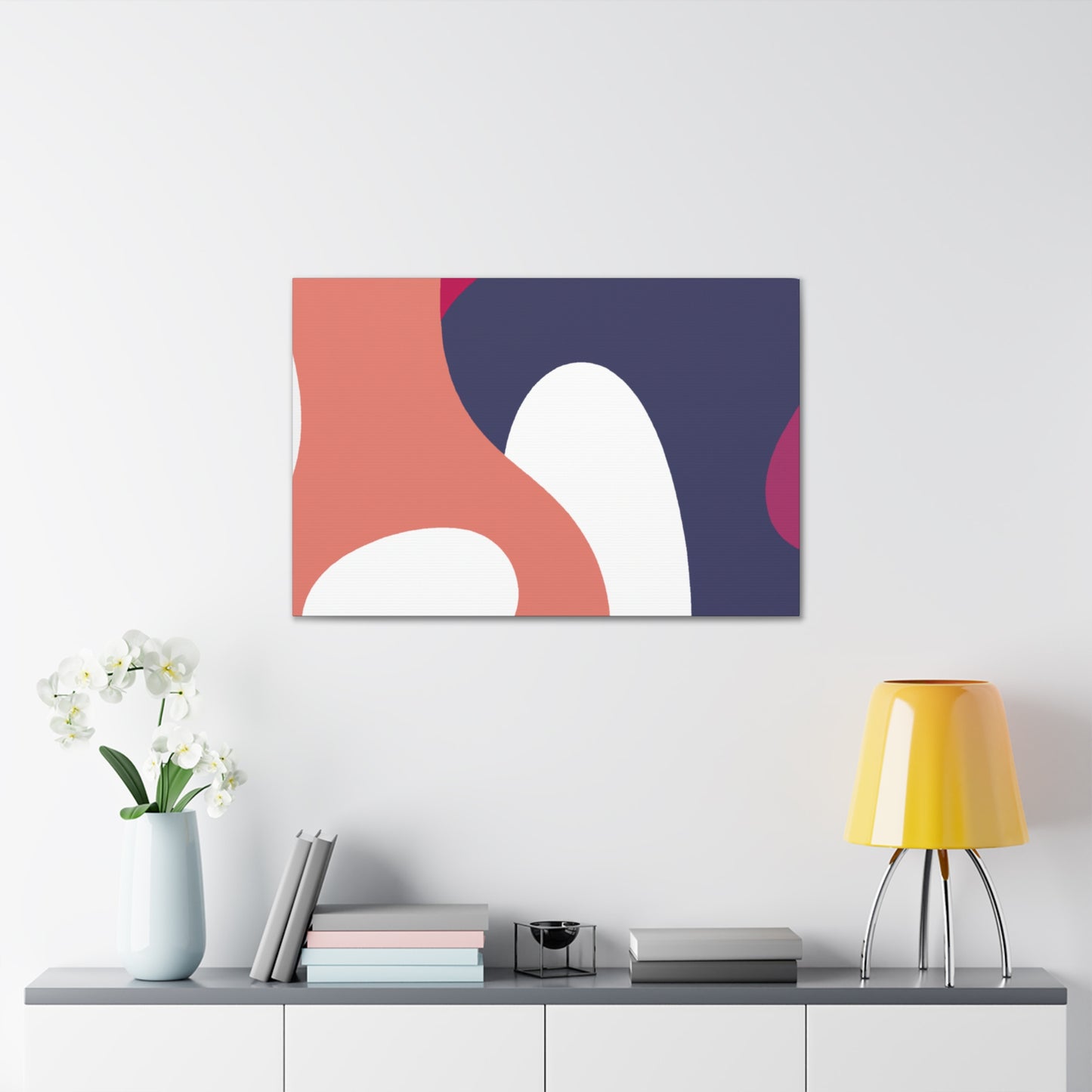 "Elegant Balance - Midcentury" - Canvas