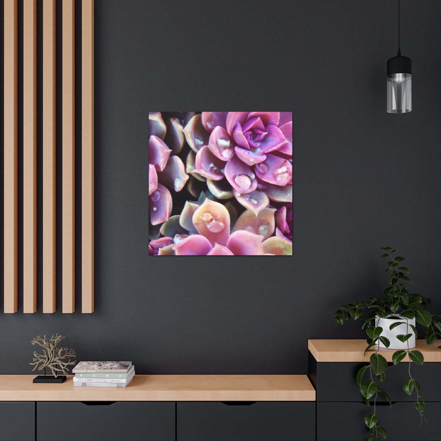 Garden of Splendor. - Canvas - Succulent