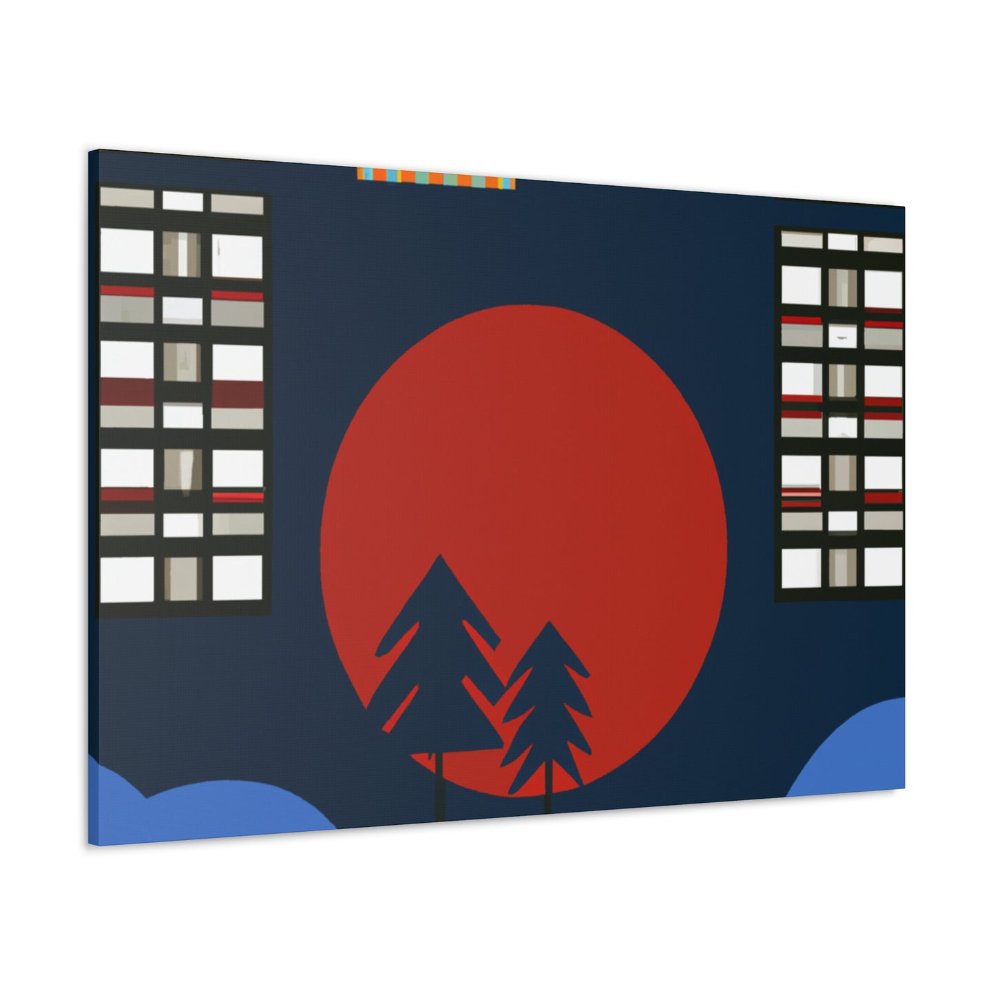 Inspired Recurrence - Midcentury - Canvas