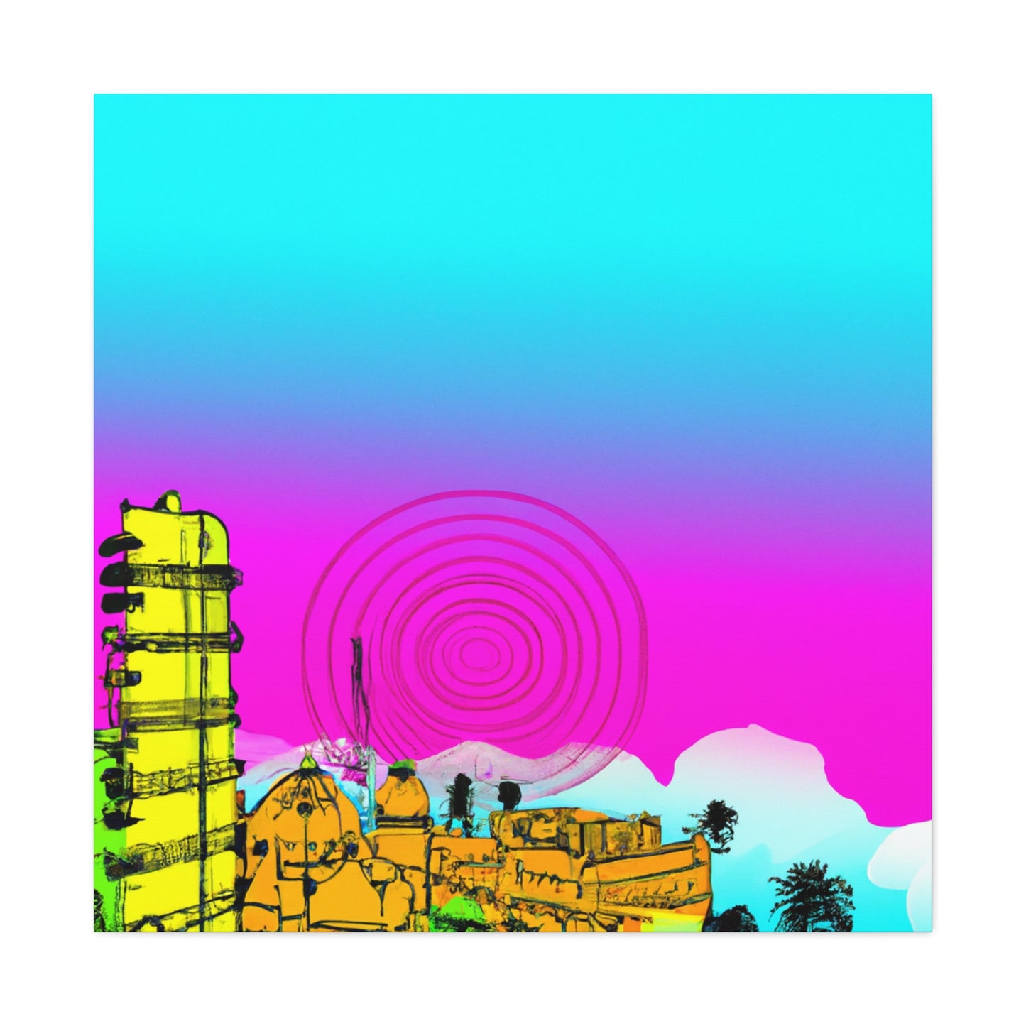 Delhi Delight - Destination India - Canvas