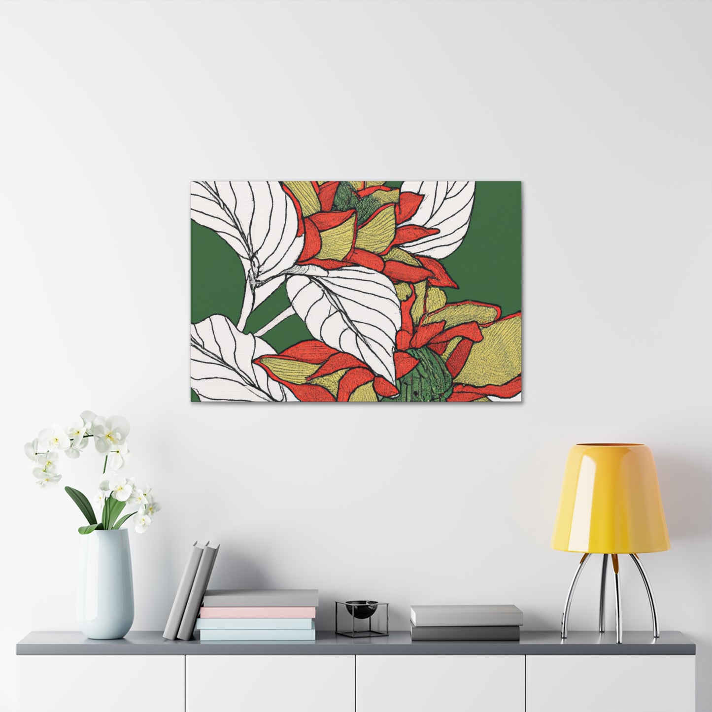 Blanche- Floral - Canvas