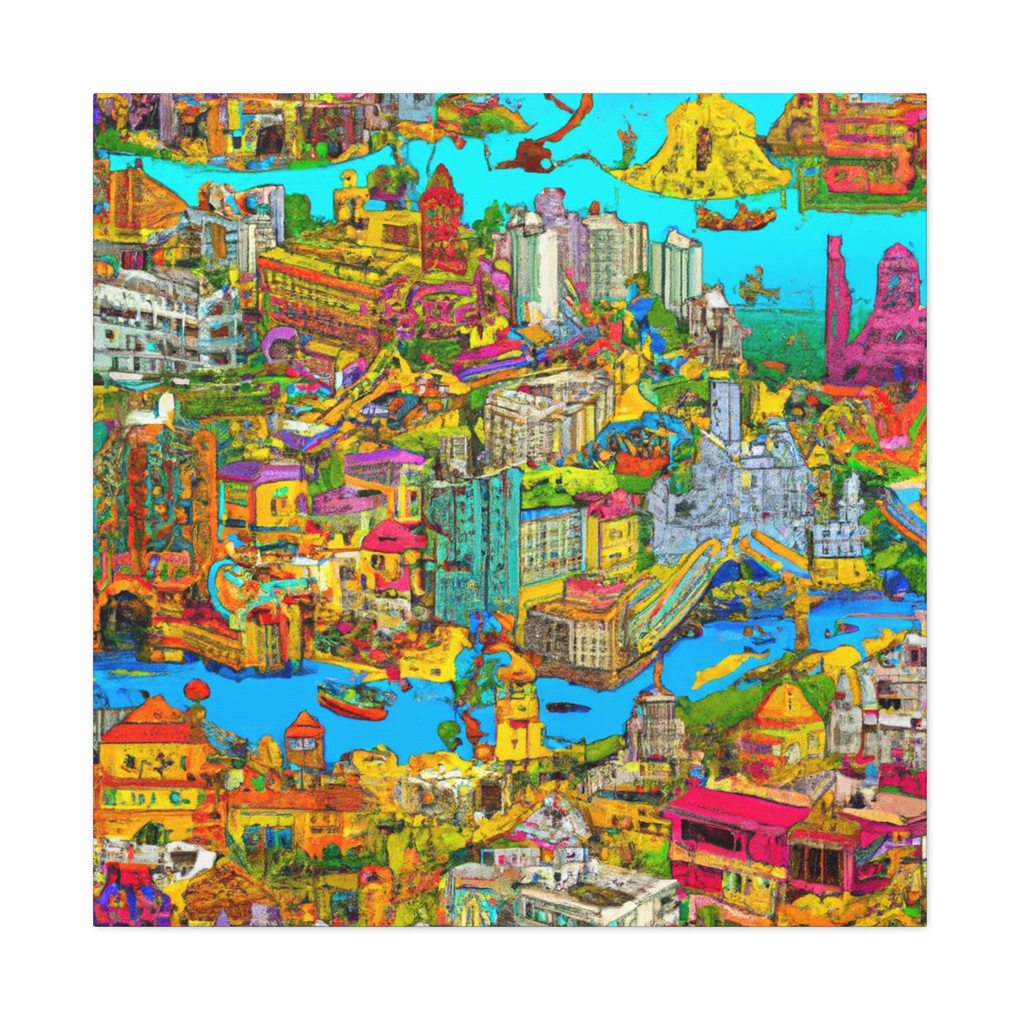 Glorious Getaway - Destination India - Canvas