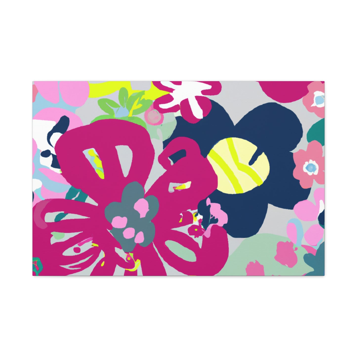 "Petals of Passage" - Floral Canvas