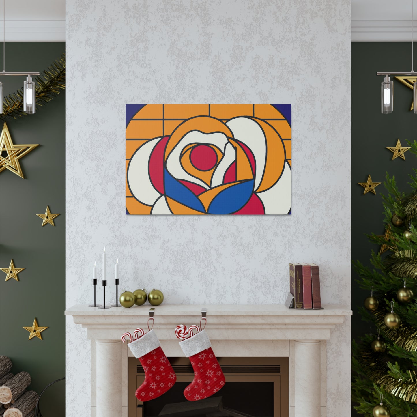 Poppy- Midcentury Canvas