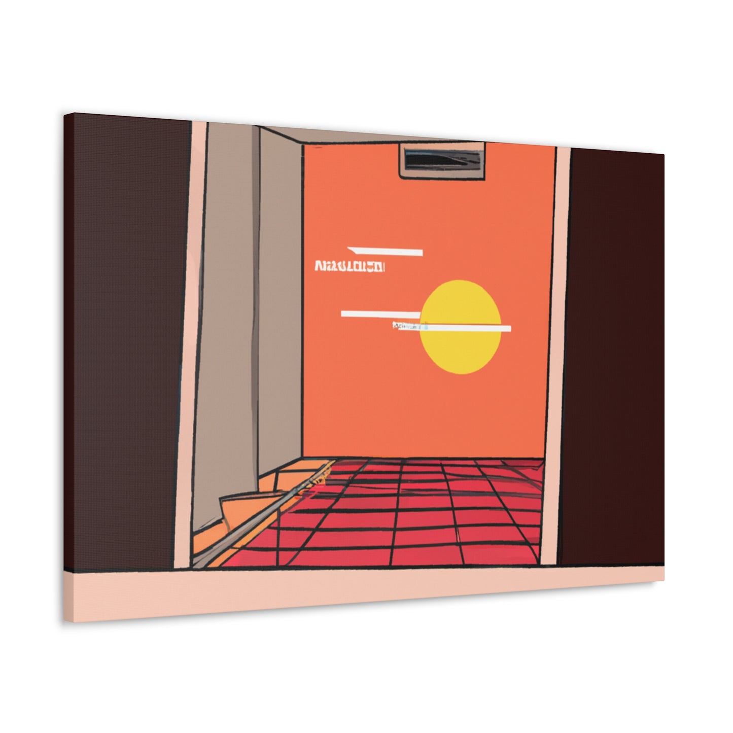 Retro Garden Glow - Midcentury - Canvas