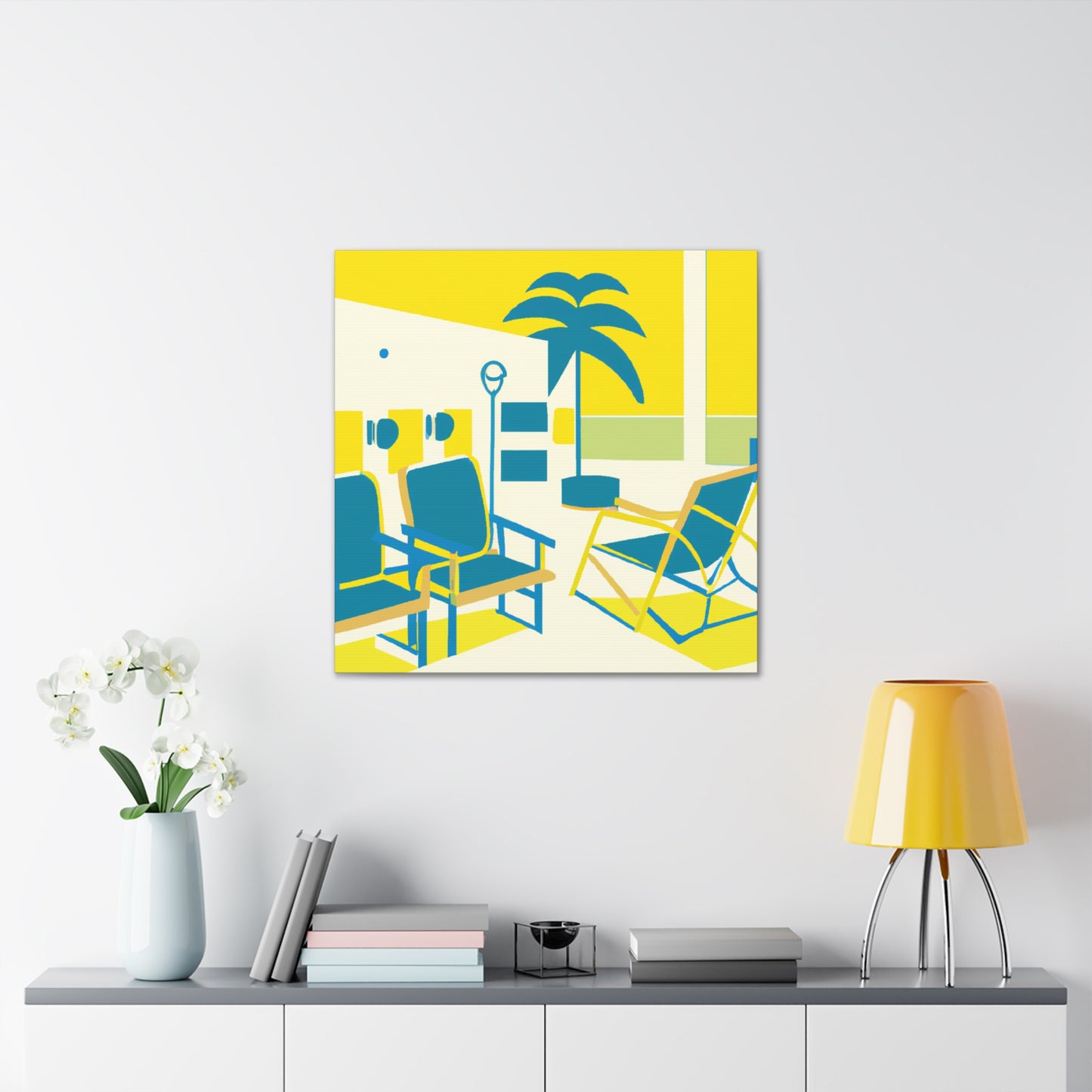 "Arcadian Expression- Midcentury" - Canvas