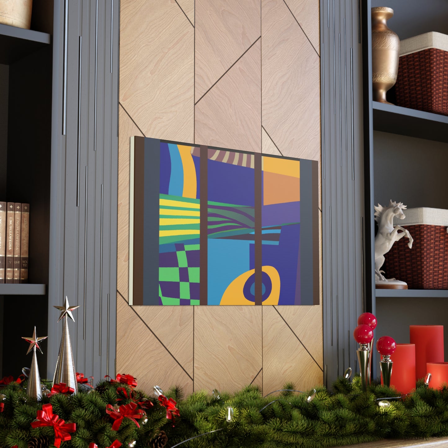 Amaze-Owl - Midcentury Canvas