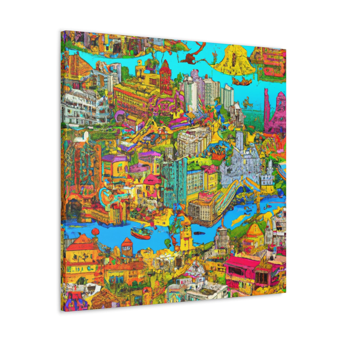 Glorious Getaway - Destination India - Canvas