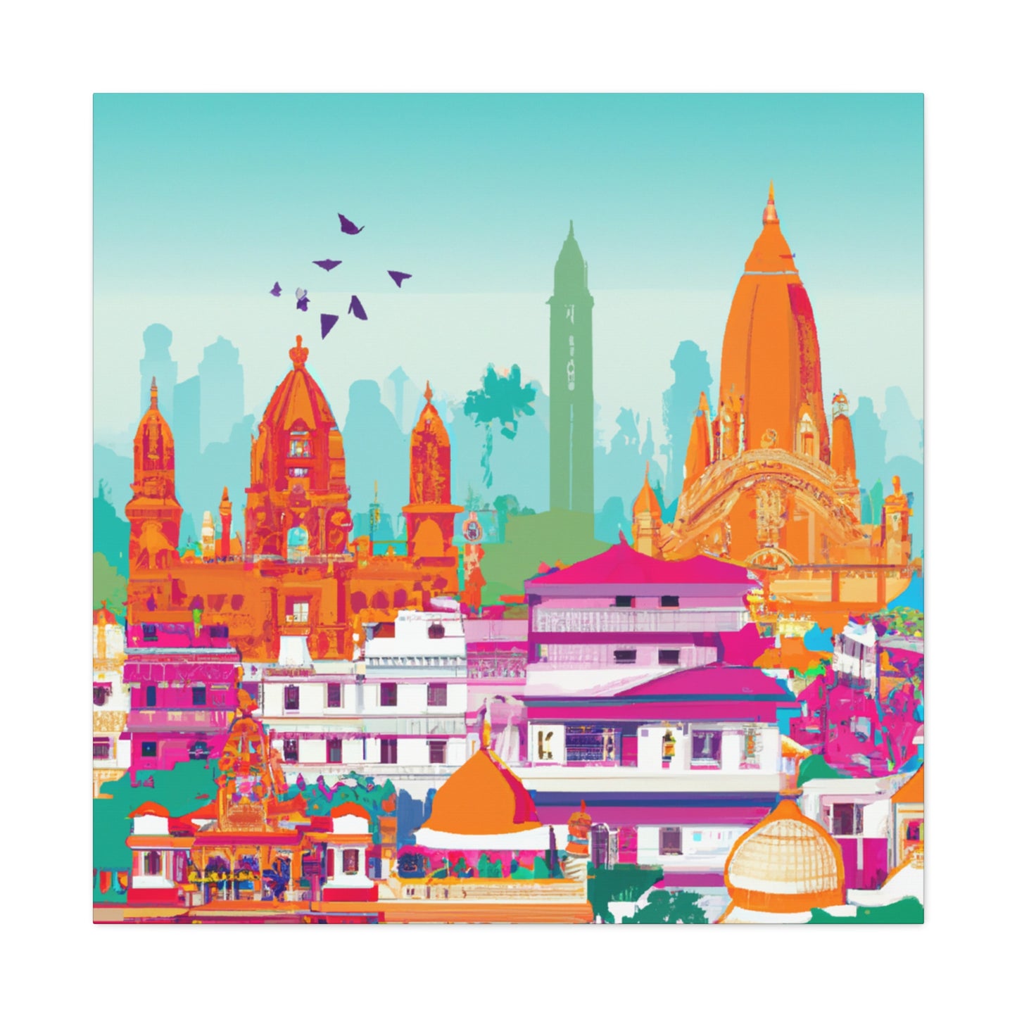 Taj Mahal - Destination India - Canvas