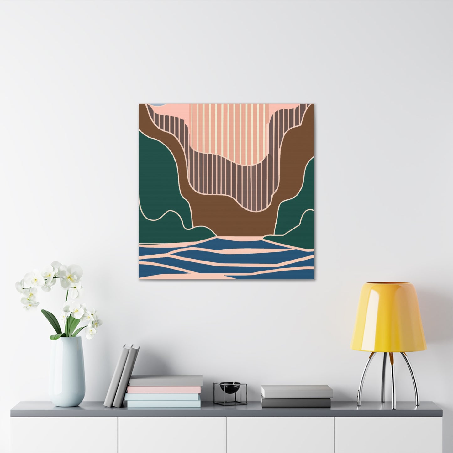 Whimsyfalls - Midcentury Canvas