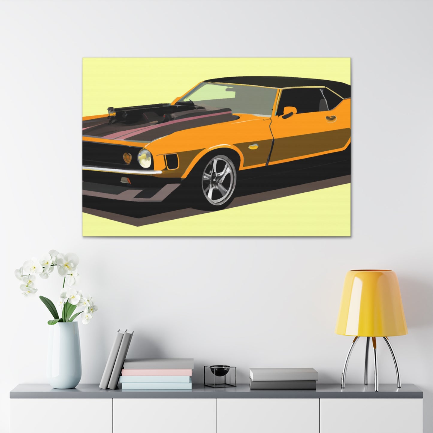 Smokin' Ruby - Automobile - Canvas
