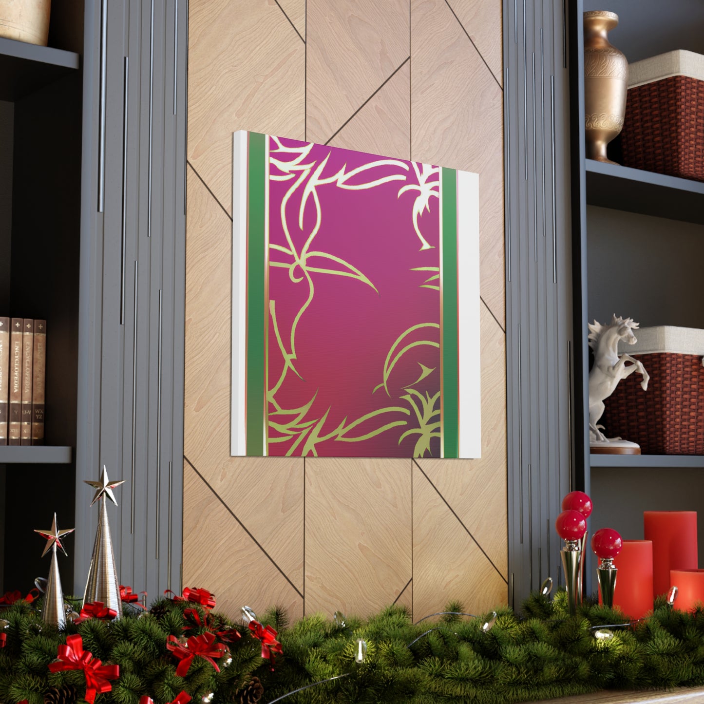Pink Panel - Glass Canvas