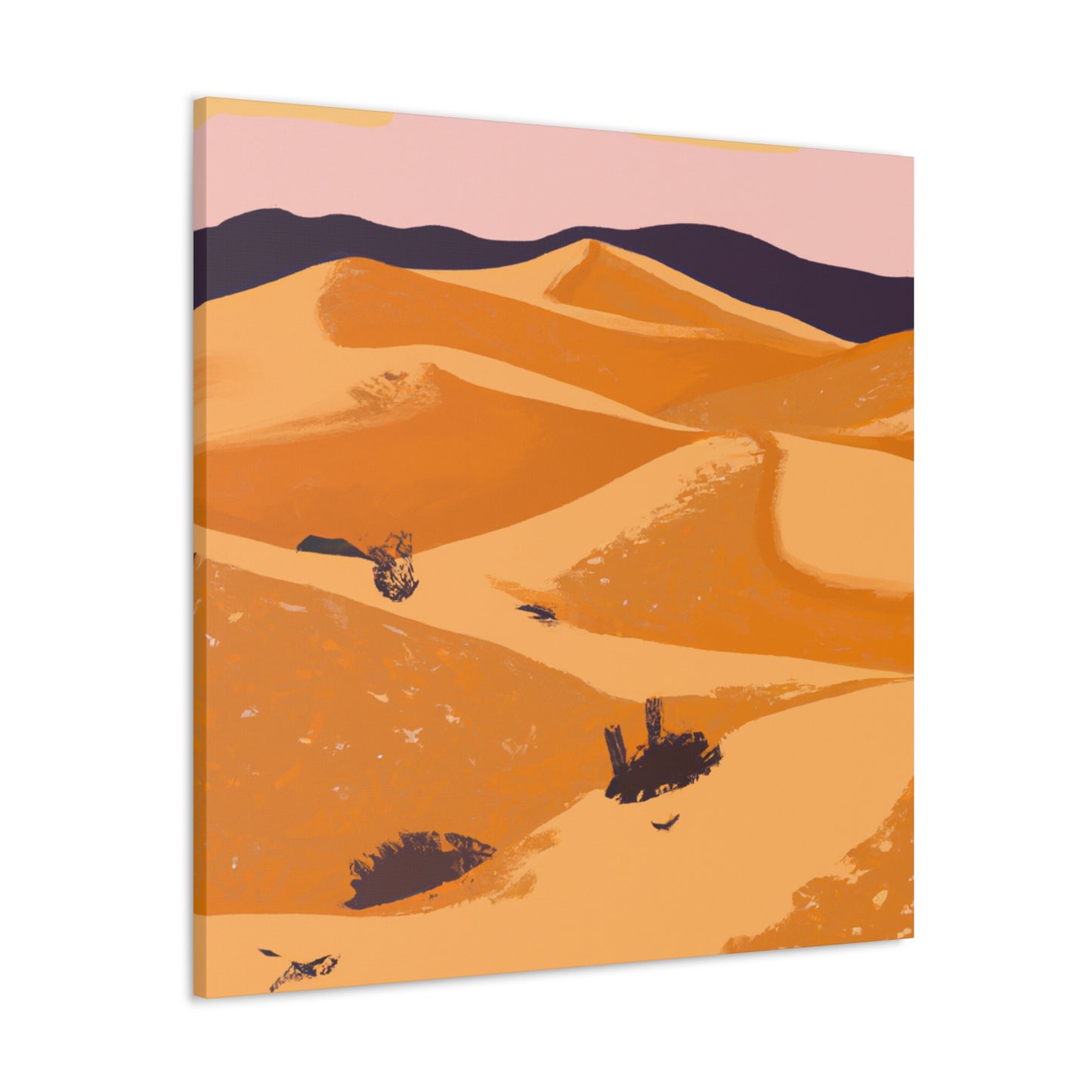 "Retro Reprised - Vintage Contemporary" - Desert Canvas