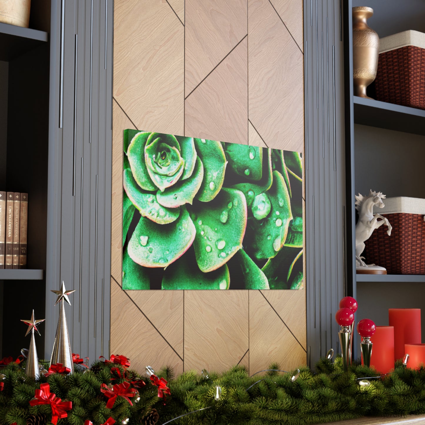 "Garden Splendor" - Canvas - Succulent