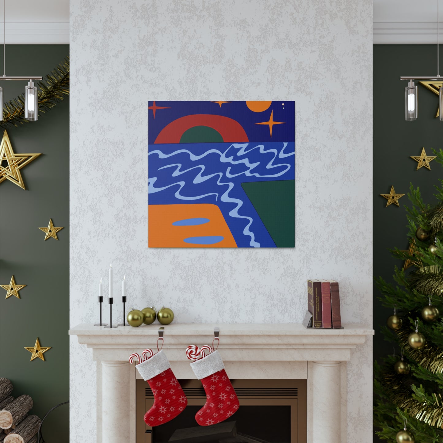 Icey Riveer -Midcentury Canvas