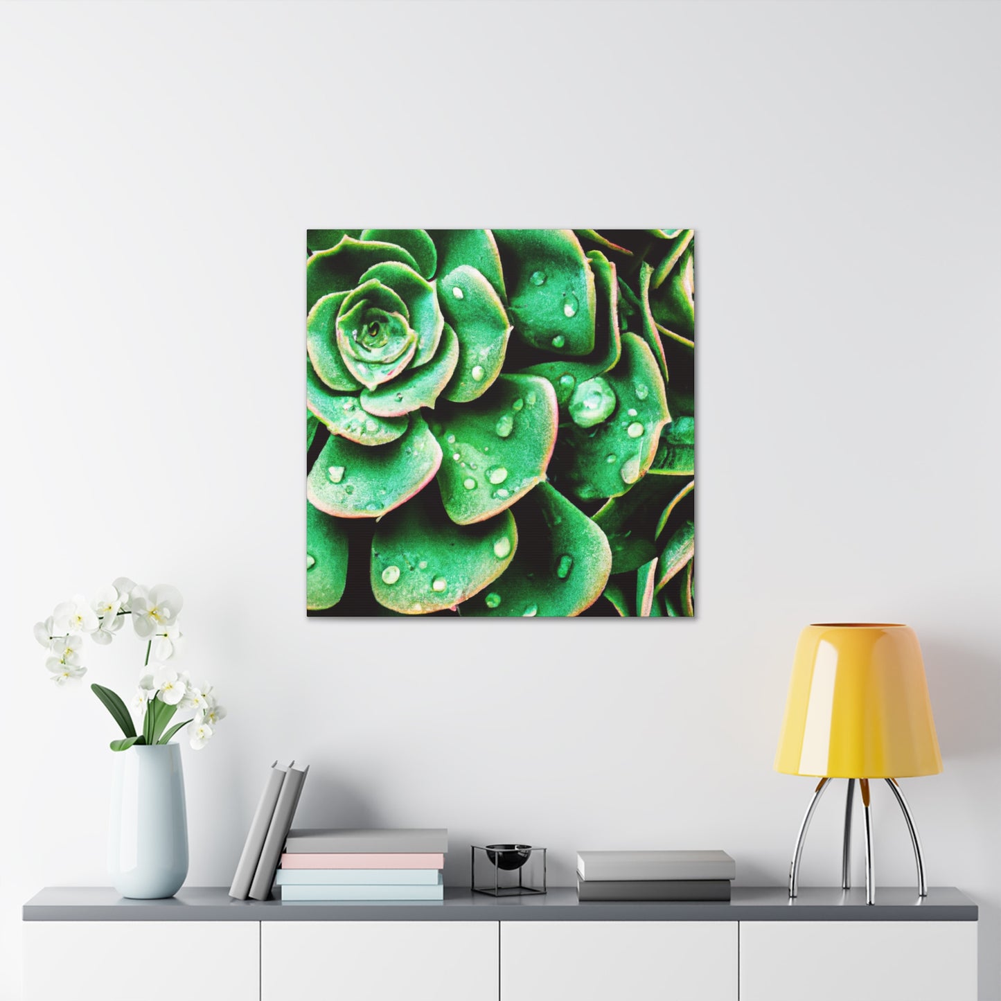 "Garden Splendor" - Canvas - Succulent