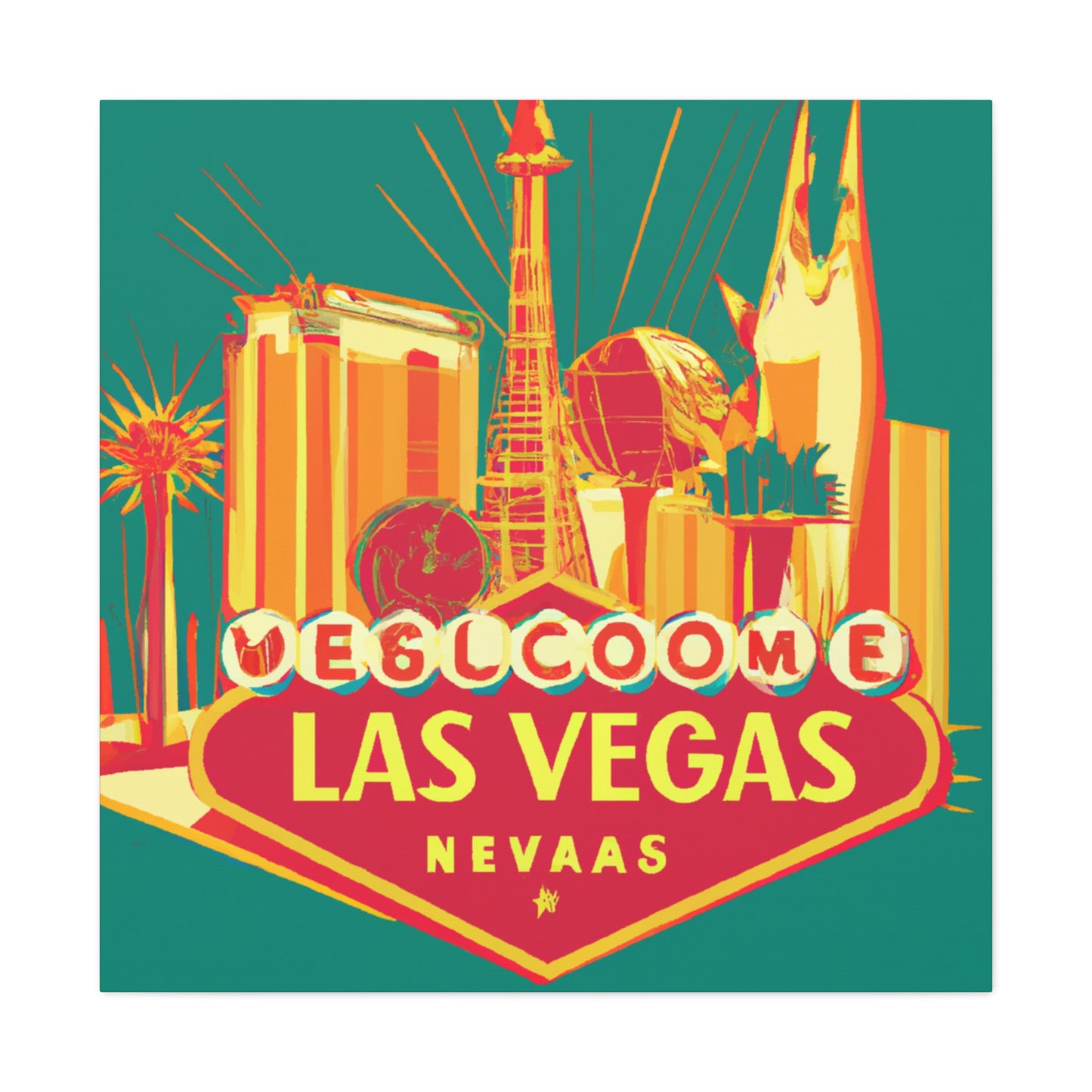 Wild Nights - Destination Vegas - Canvas