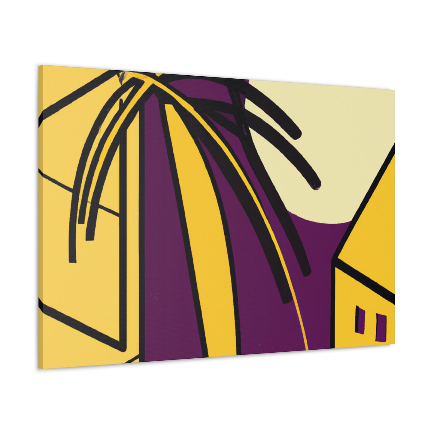 Mellow Mirage - Midcentury - Canvas