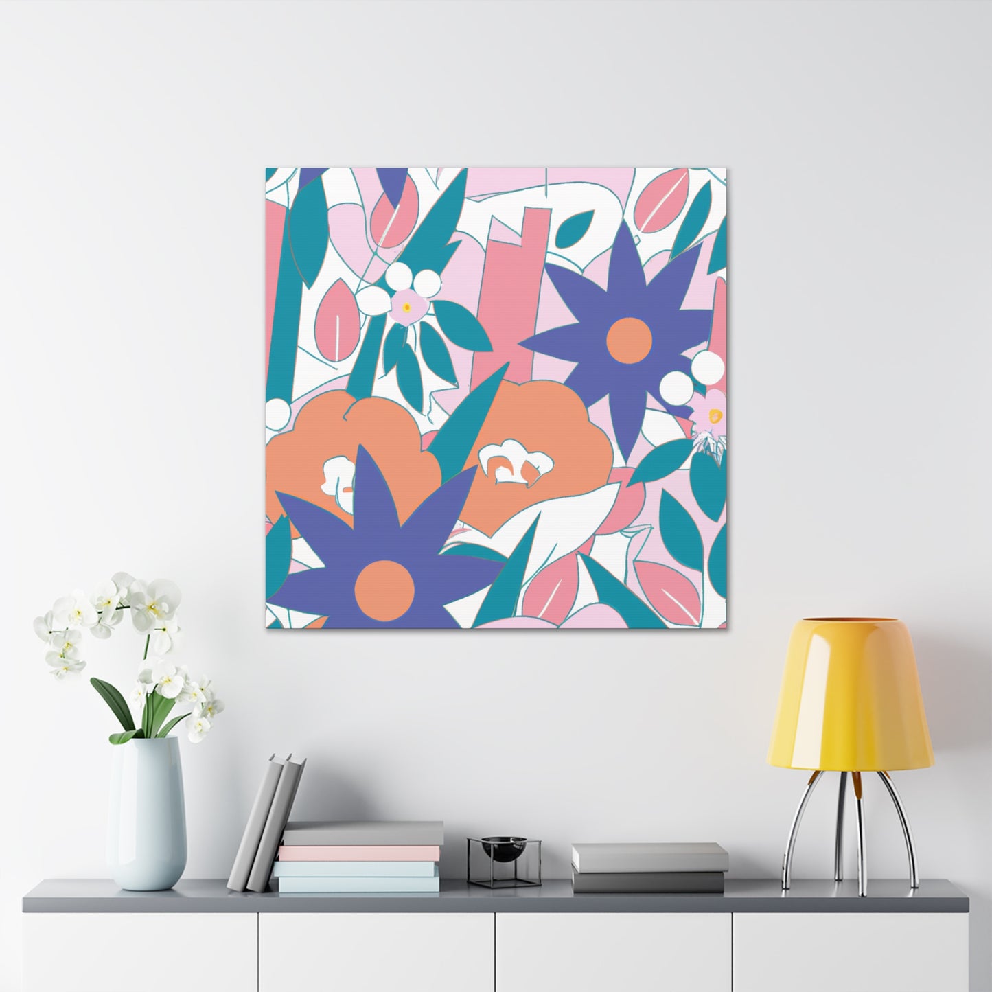 Blissful Bloom - Floral - Canvas
