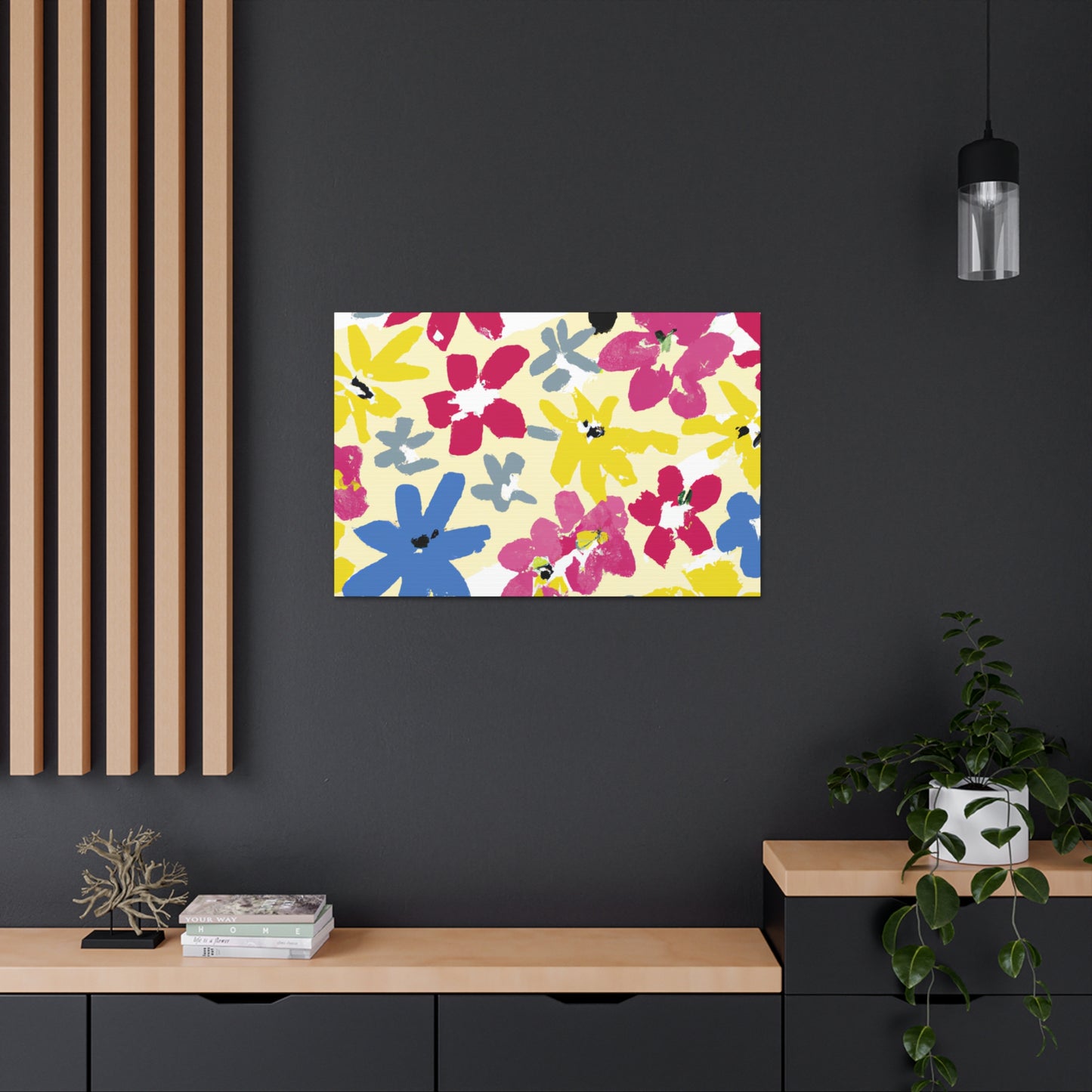 "Seeded with Love" - Floral Canvas
