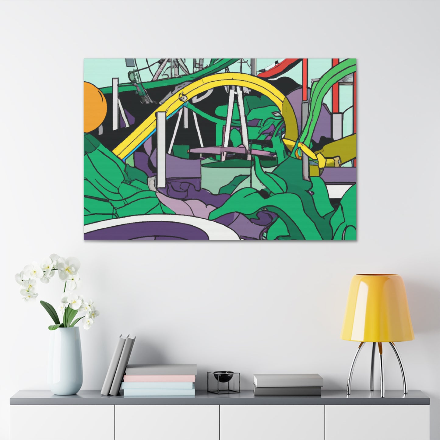 Floradise Landscape - Canvas