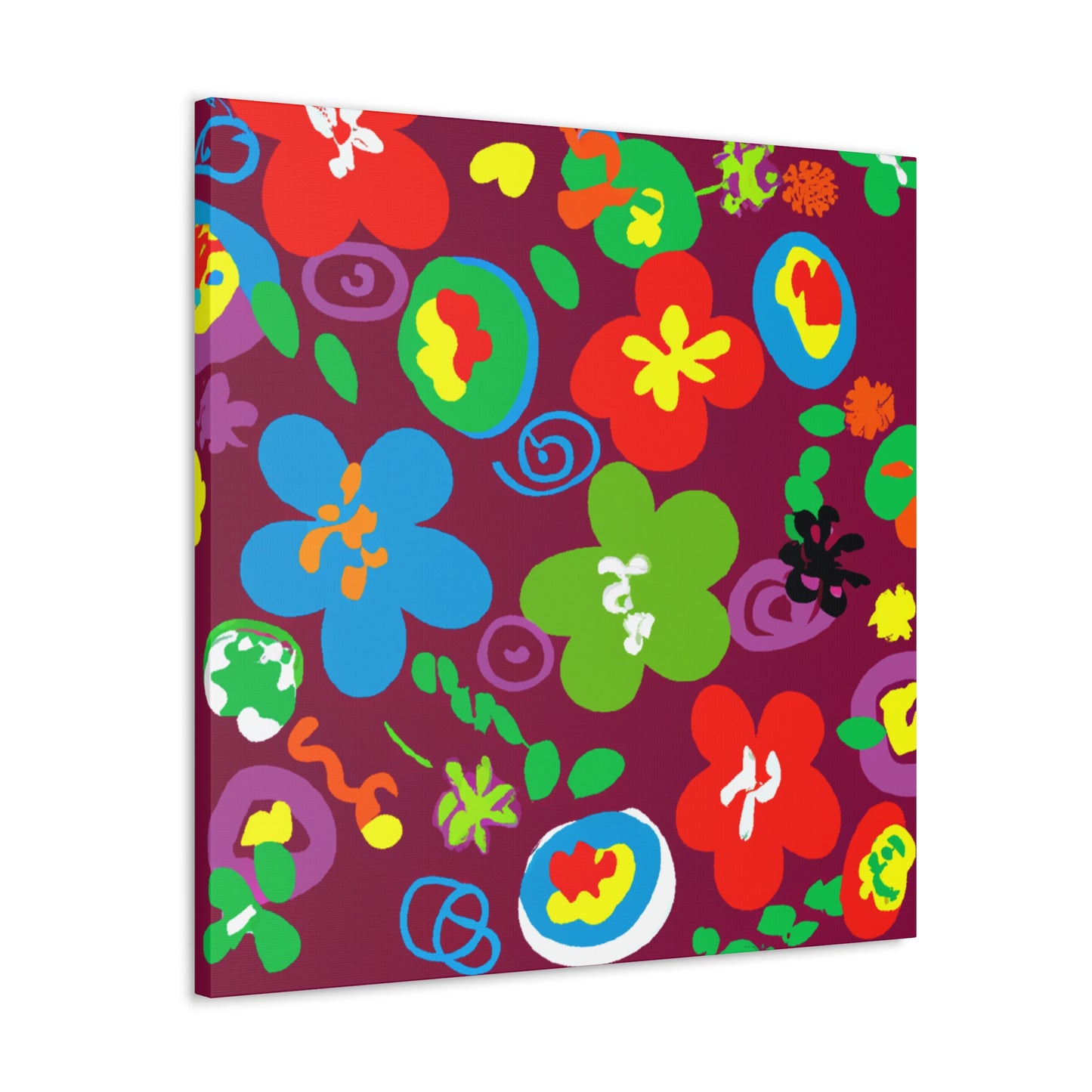 "Heavenly Petal Parade" - Floral Canvas