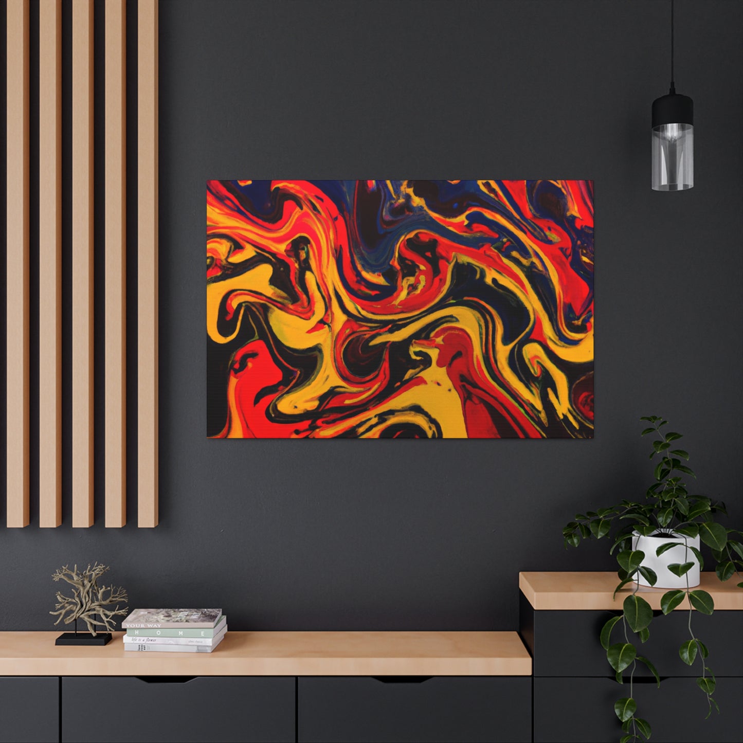 Burning Water- Canvas - Abstract