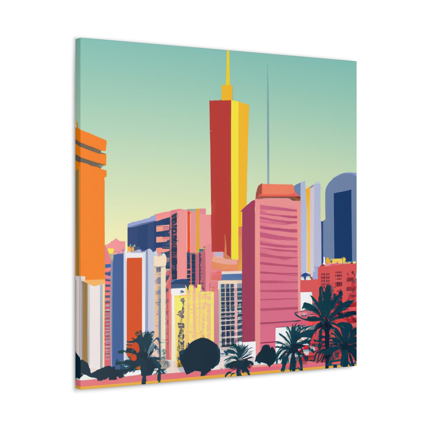 Oasis Elegance - Middle East - Canvas