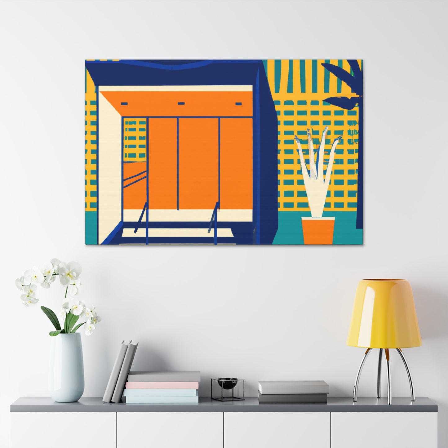 "Dazzle- Midcentury" - Canvas