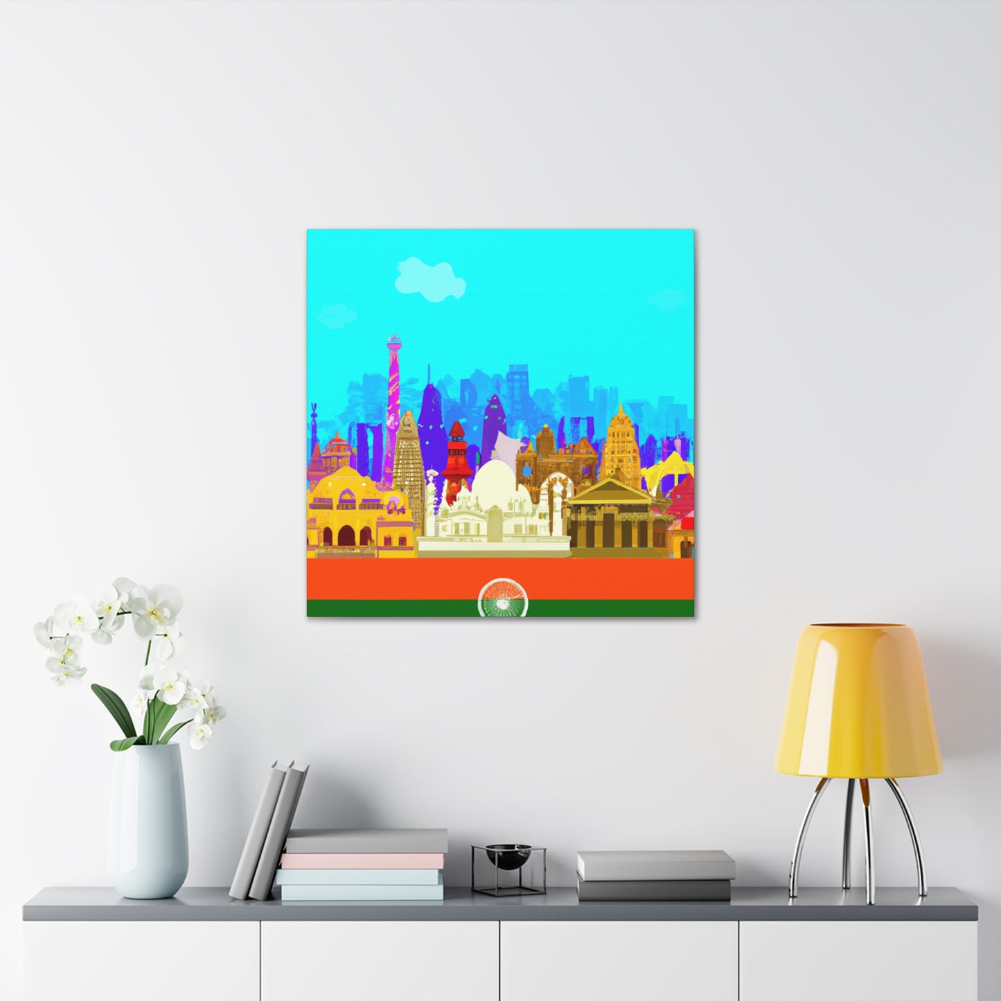 Vibrant Splendour - Destination India - Canvas