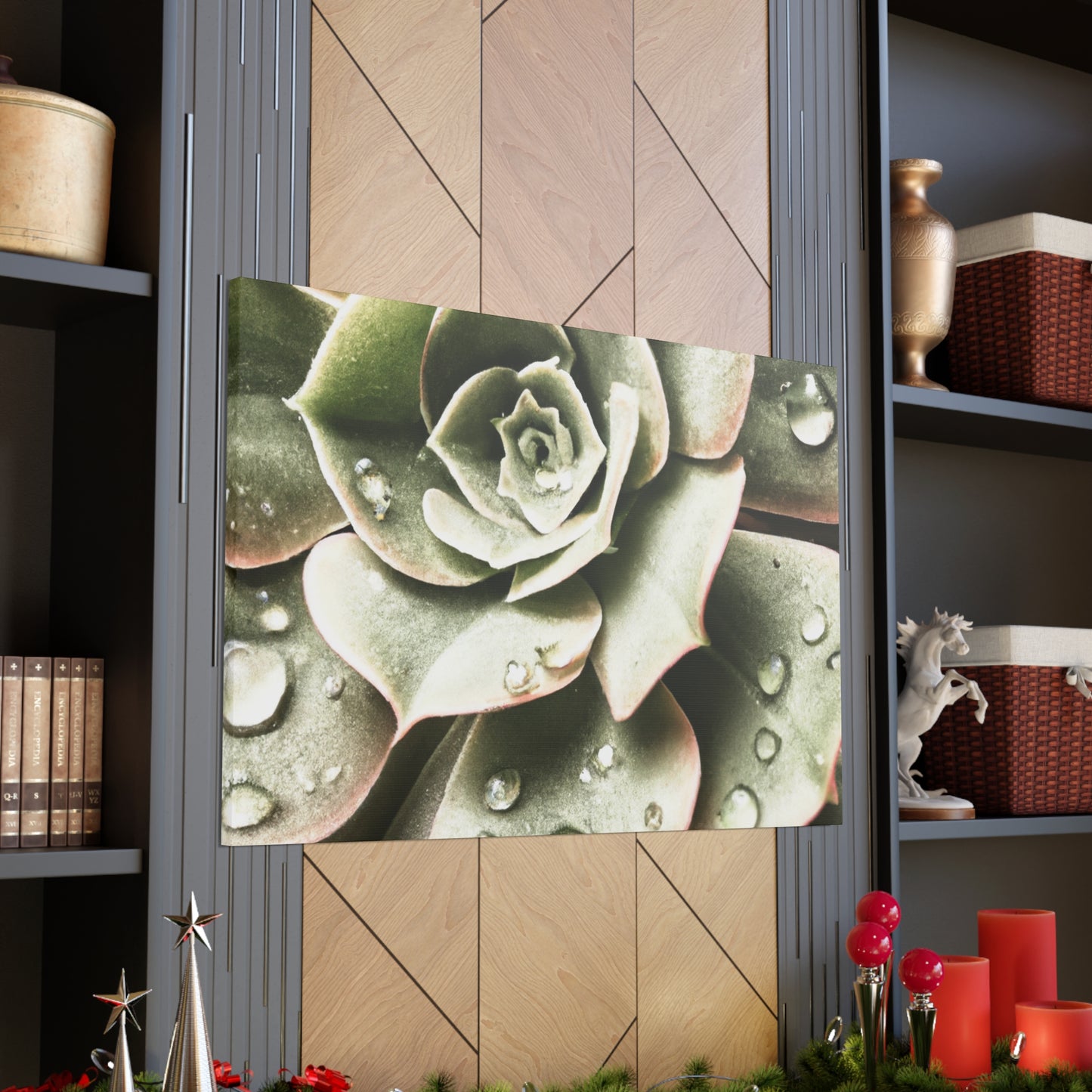Neutral Close Up - Canvas - Succulent