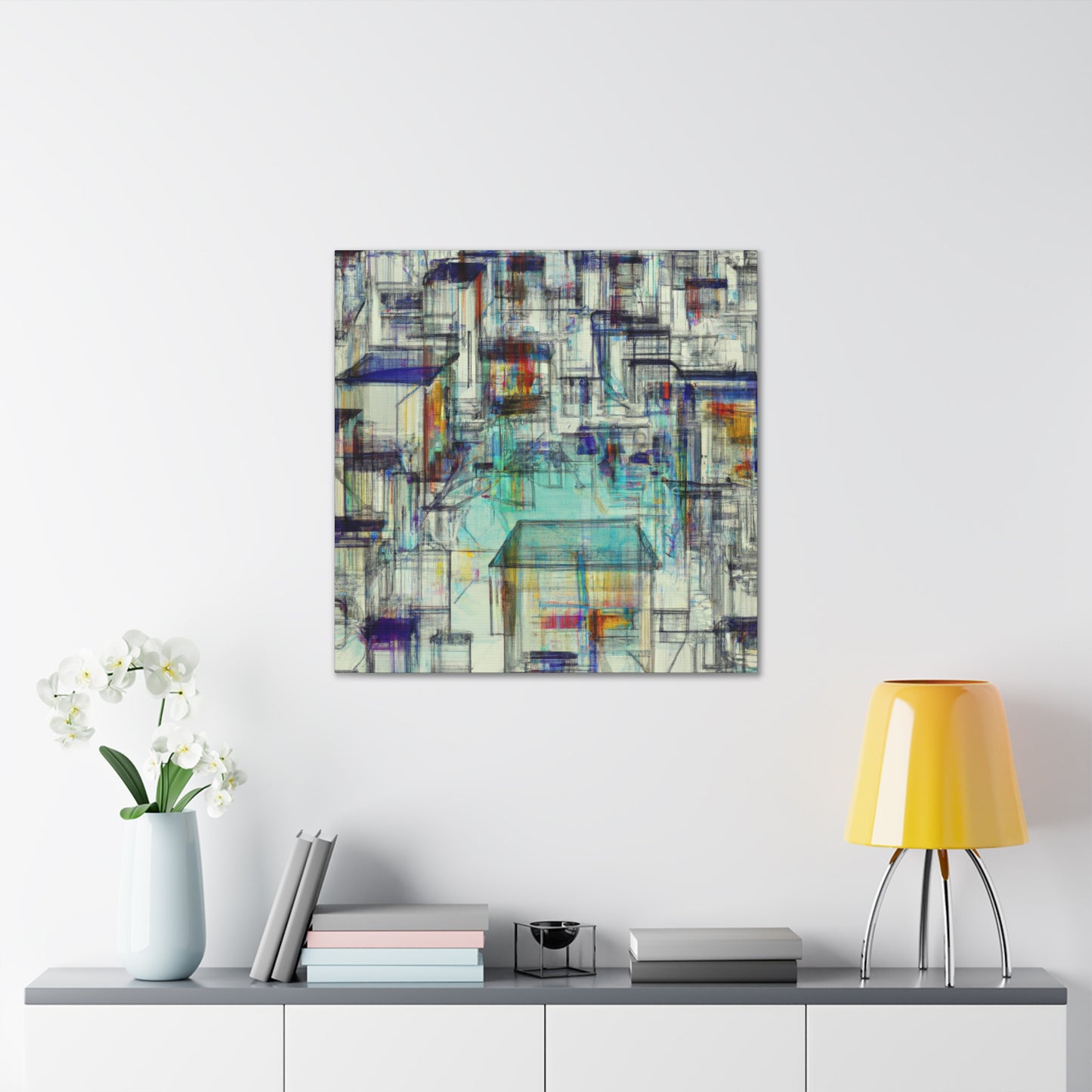 Vermeer. - Architectural - Abstract - Canvas