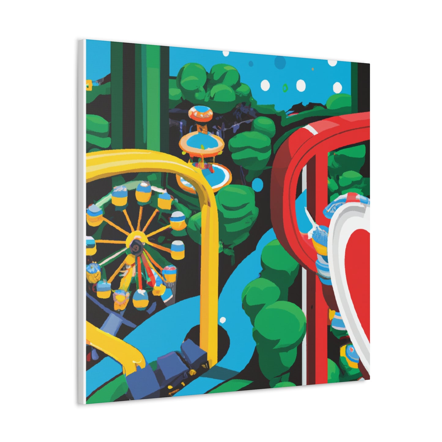 Sunburst Haven - Landscape - Amusement - Canvas