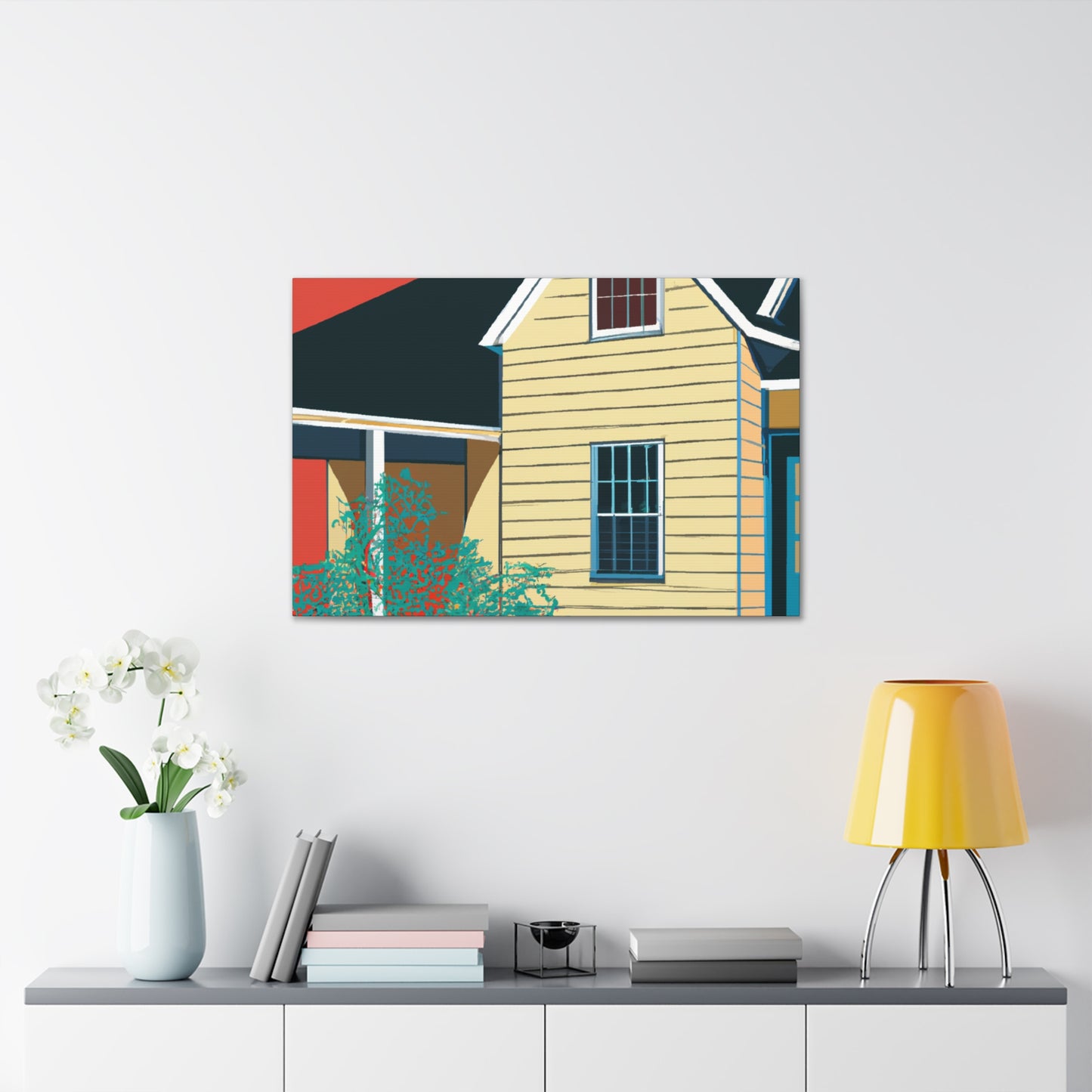 "Dawning Orbit - Midcentury" - Canvas