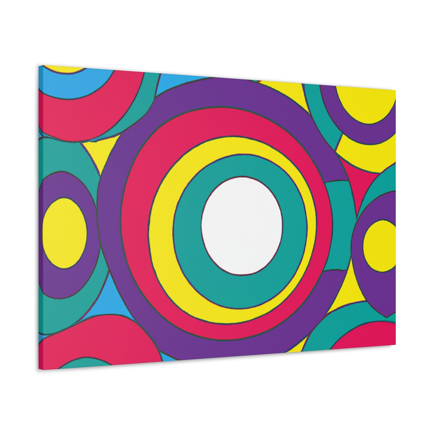 Circular Fury - Midcentury Retro Canvas