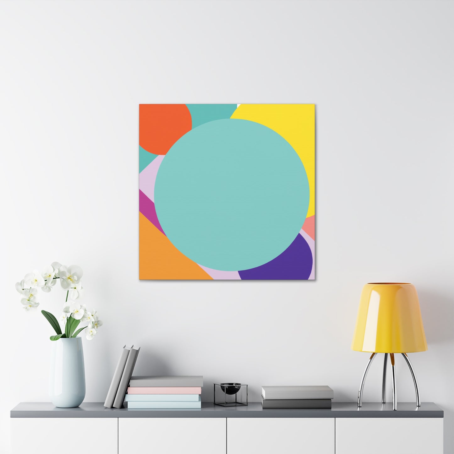 Mosaic Facade - Midcentury - Canvas