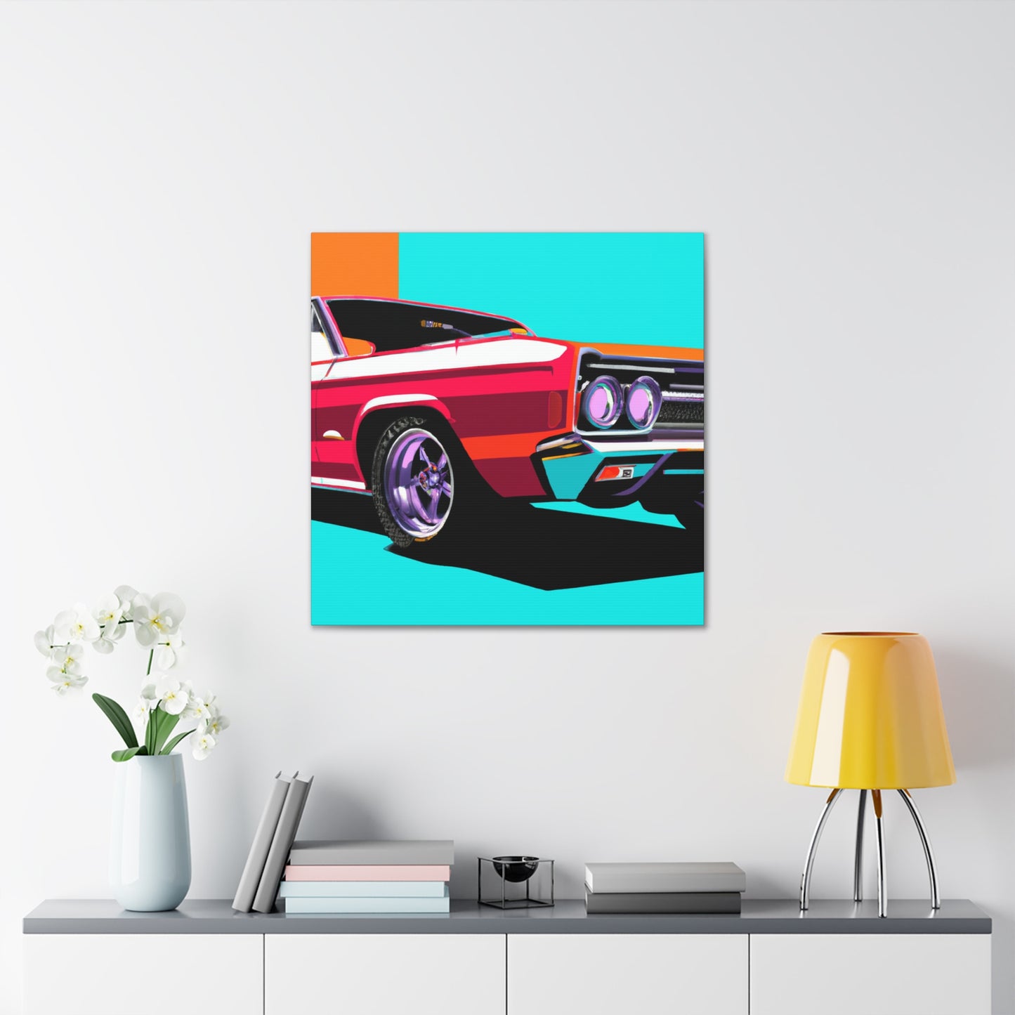 Fireball 500 - Automobile - Canvas