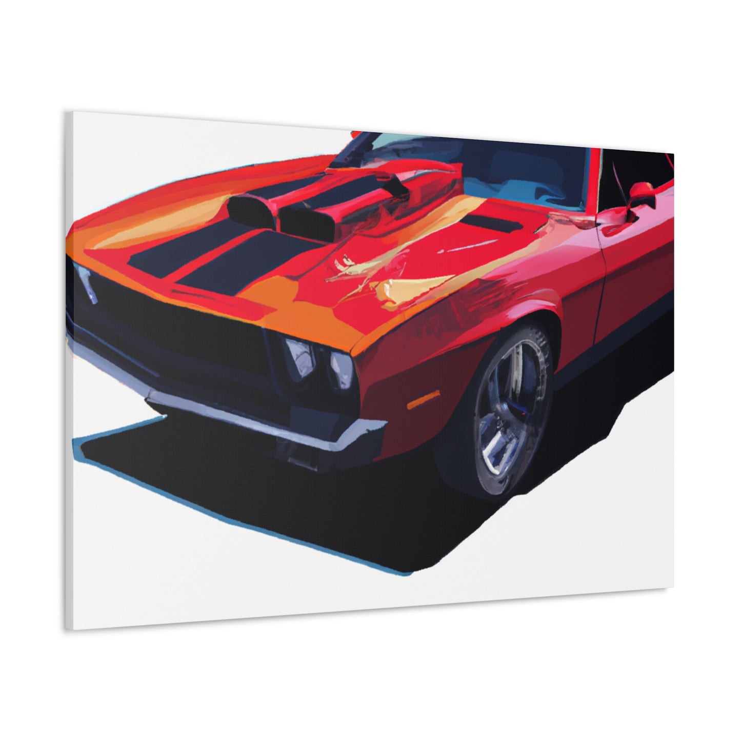 Hot Rod Thunder - Automobile - Canvas