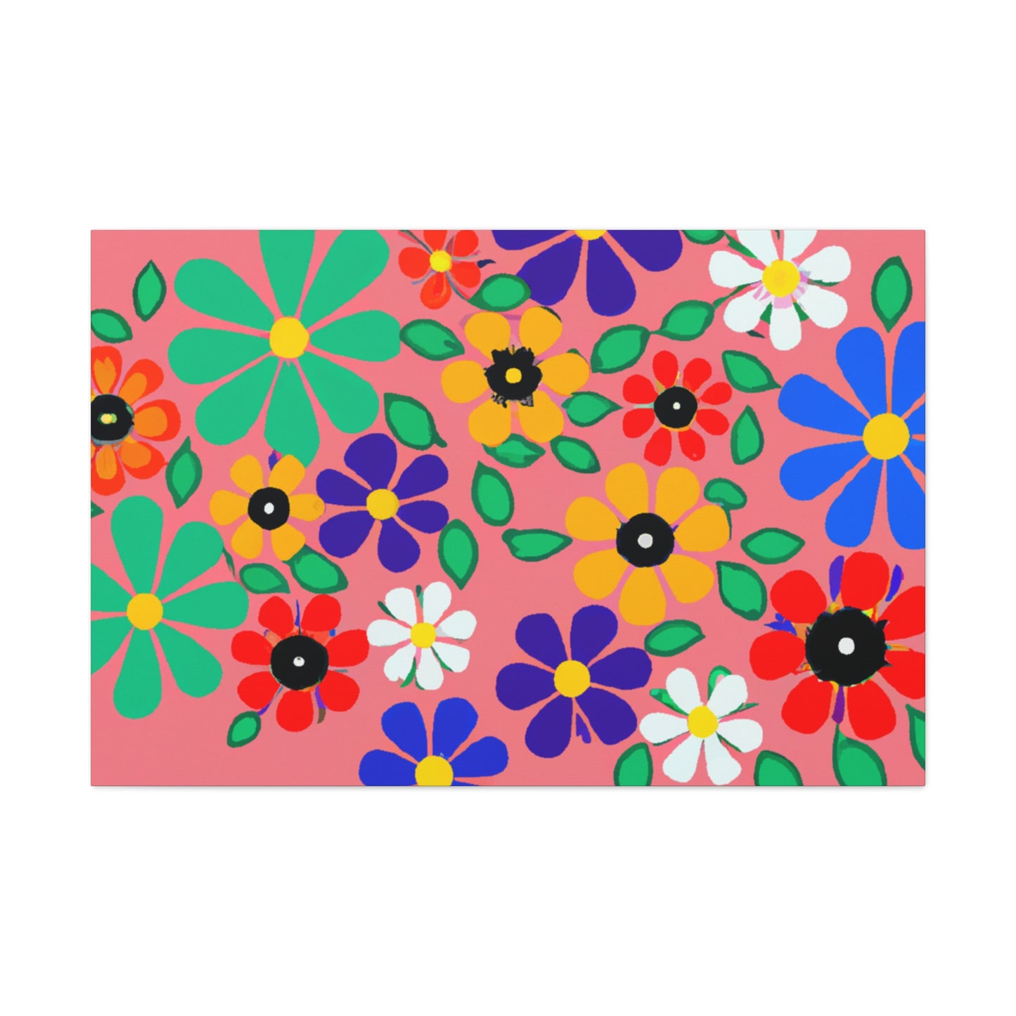 Primrose - Floral. - Canvas