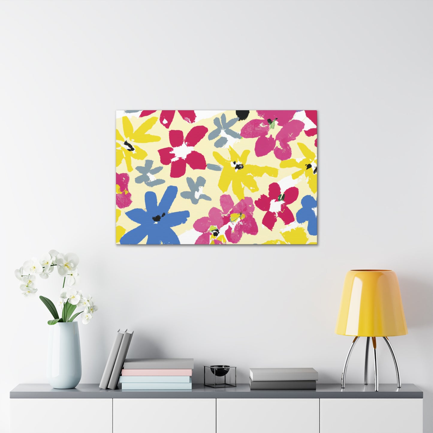 "Seeded with Love" - Floral Canvas
