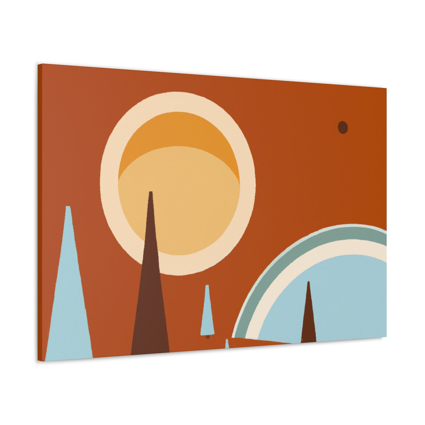 Peaceful Momento - Midcentury - Canvas