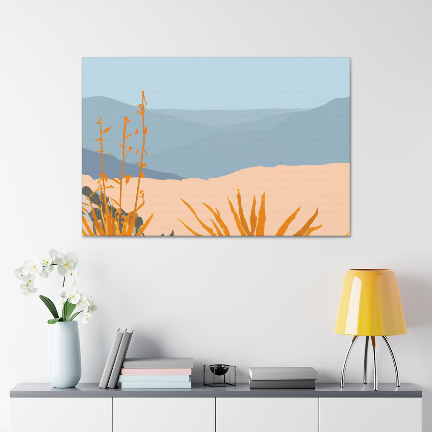Dusty Oasis - Landscape - Canvas