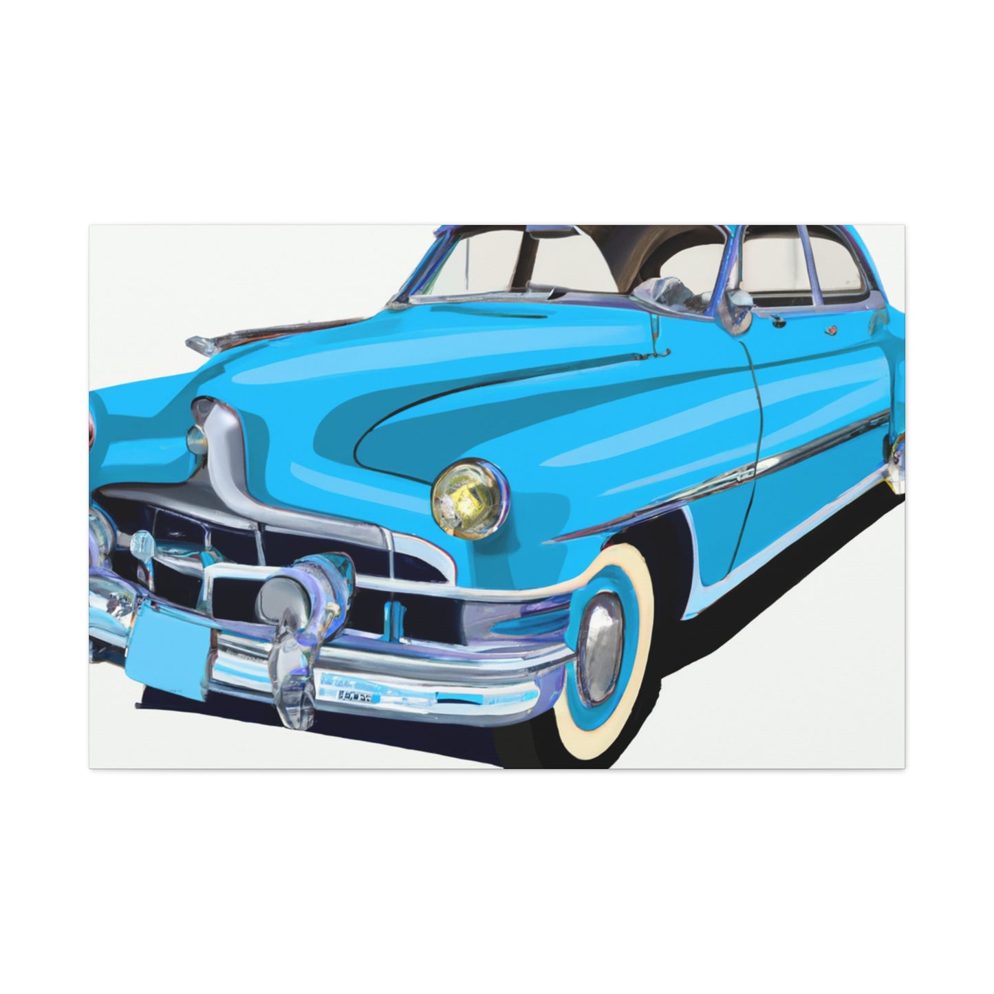 Vintage Valiant - Automobile. - Canvas