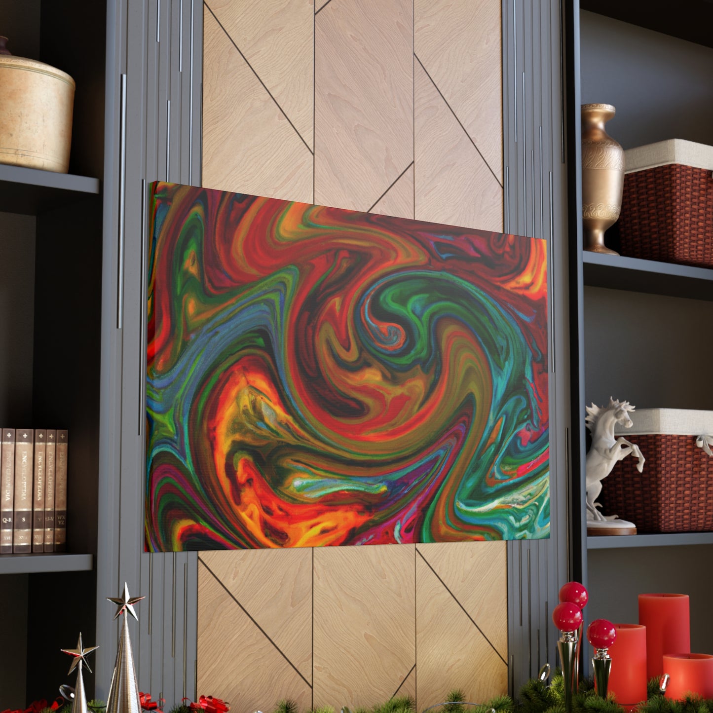 Heated - Canvas - Abstract