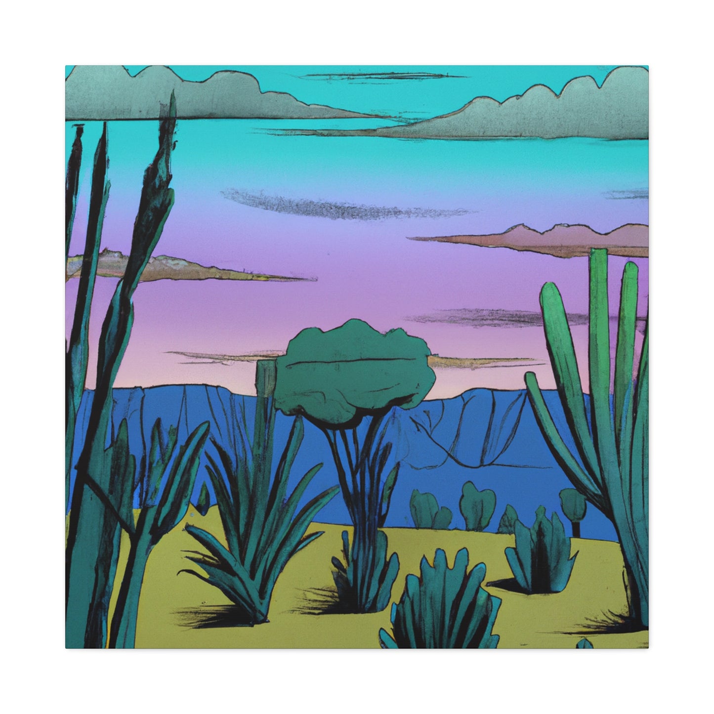 Dune-scape Landscape - Canvas