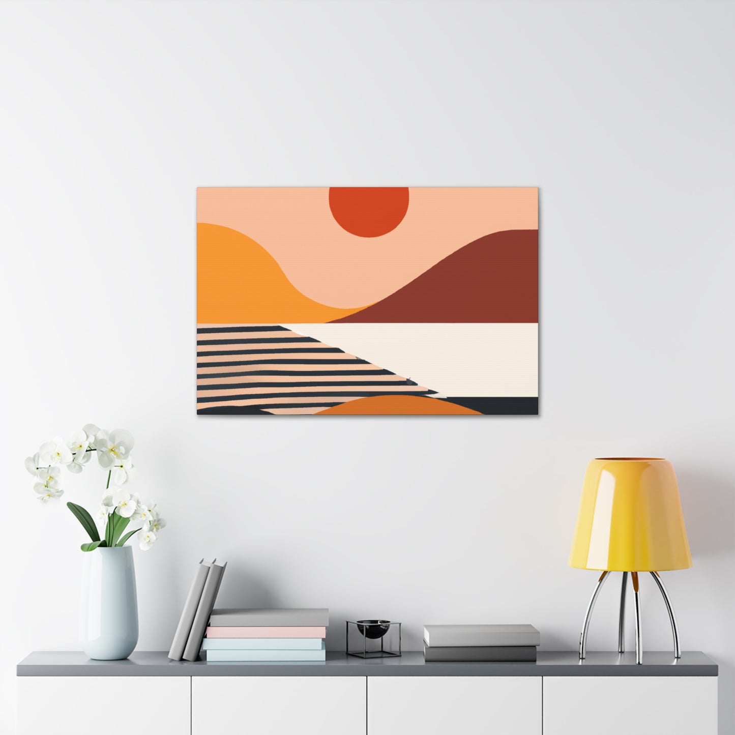Glimpse of White - Minimalism - Canvas