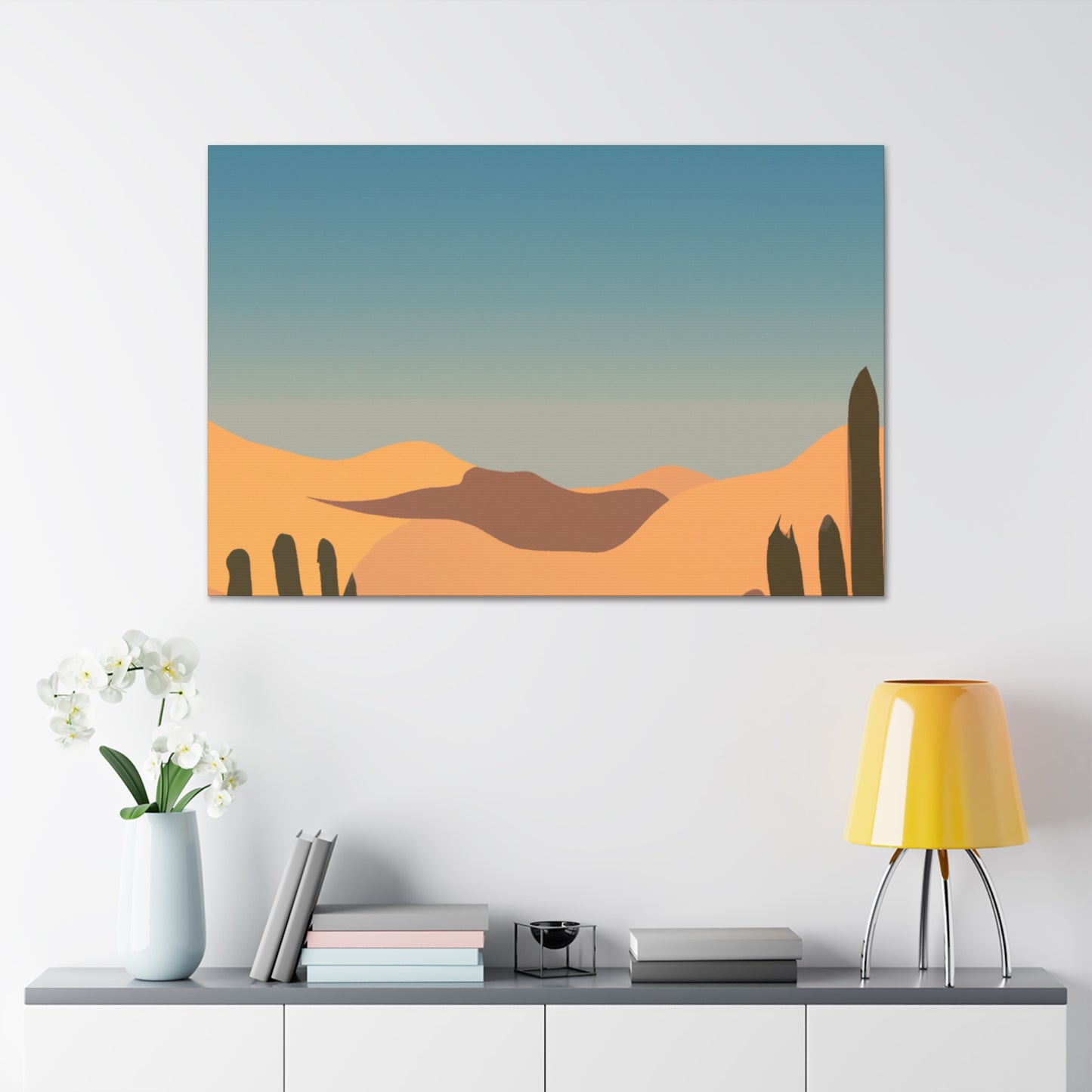 Cactustine - Landscape - Canvas