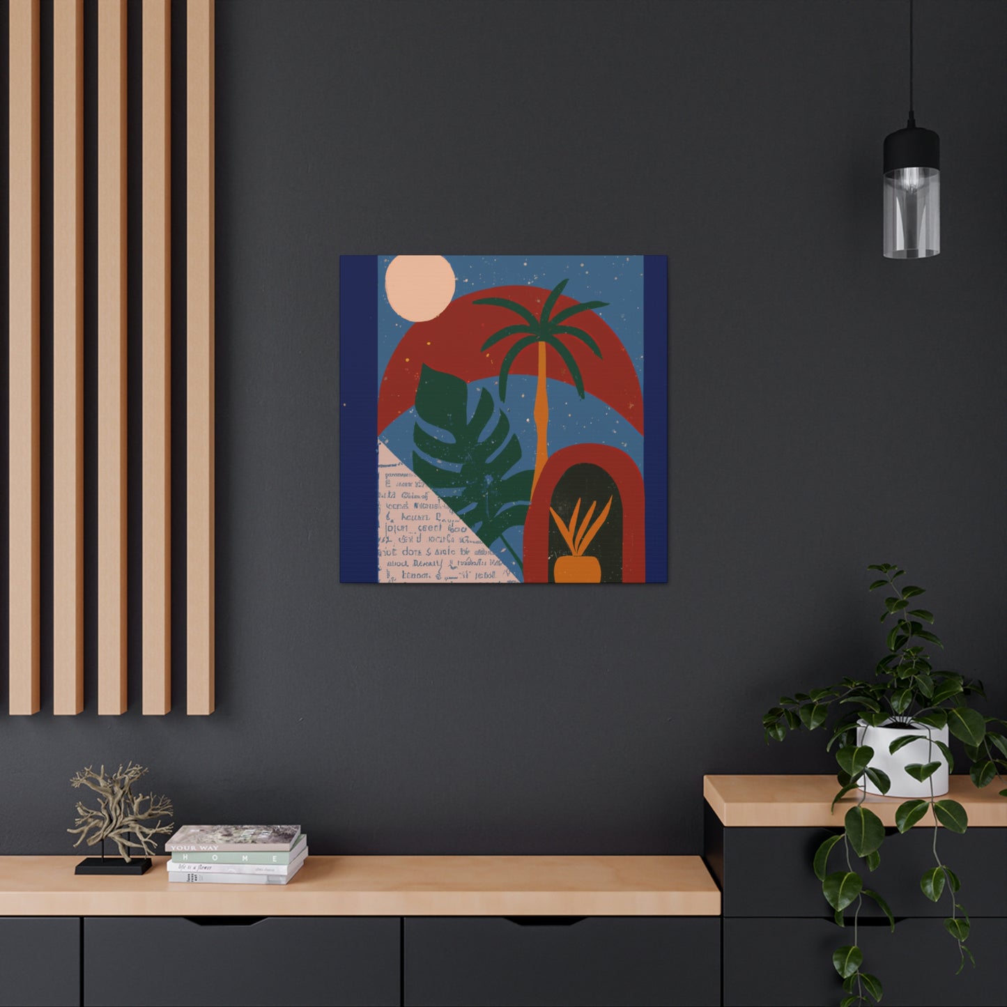Fleececoat Mittenscat - Midcentury Canvas